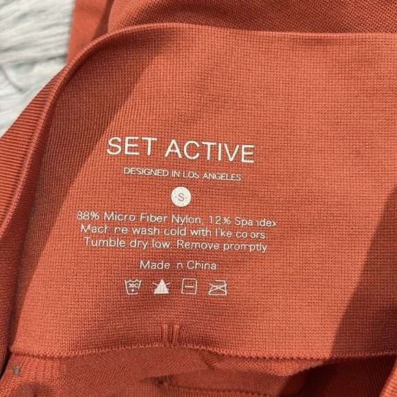 Set Active SculptFlex Seamless Leggings in Spritz Orange - Picture 3 of 9